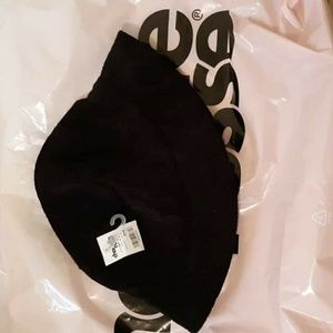 Black Terry Cloth Hat